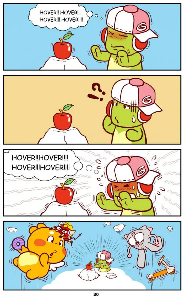 Qoobee Comics 032 – Greenie’s New Trick